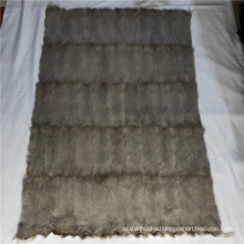 Natural Gray Vair Back Fur Skin Squirrel Plate Back